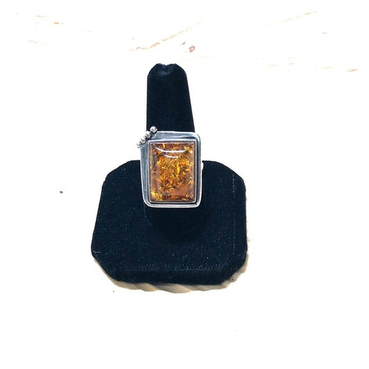 Vintage Baltic Amber Ring