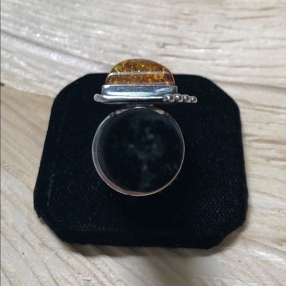 Vintage Baltic Amber Ring