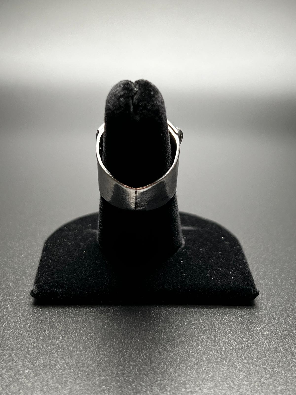 Vintage Navajo Sterling Silver Cigar Band Ring