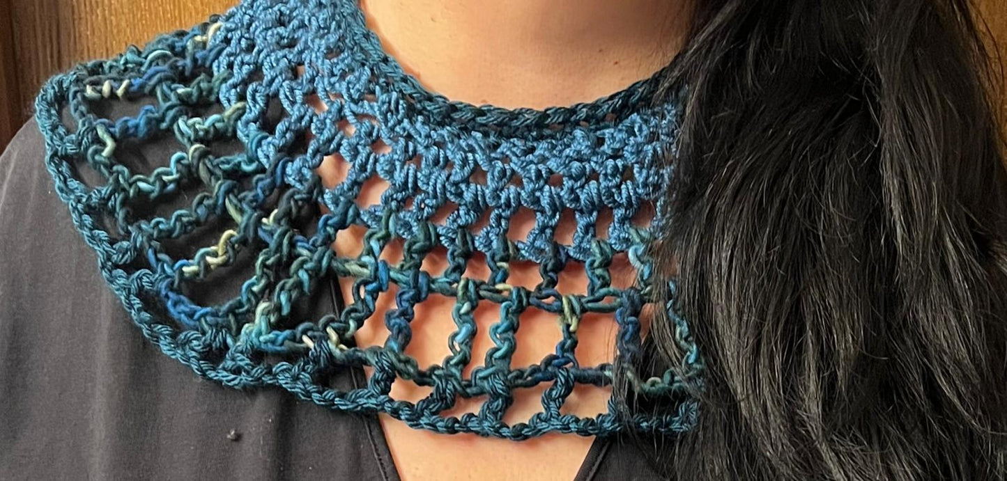 Deep Ocean One-of-a-Kind Neck Cozy
