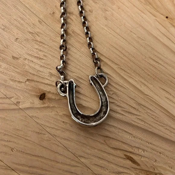 Vintage Kimberly Baker Horseshoe Necklace