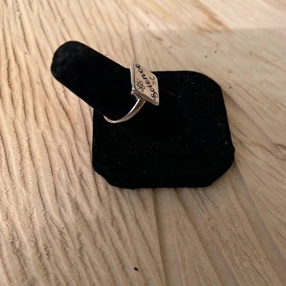 Science Sterling Silver Signet Ring