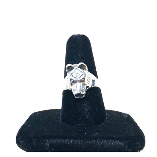 Vintage Wolf Sterling Silver Ring