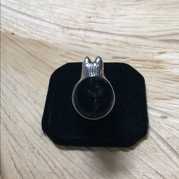 Vintage Wolf Sterling Silver Ring